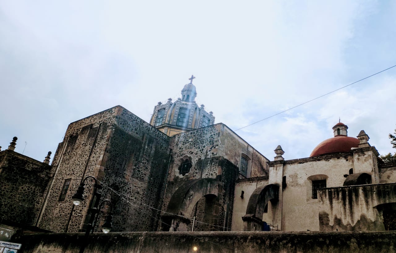 San Juan Bautista Temple & Monastery in the Centro de Coyoacán