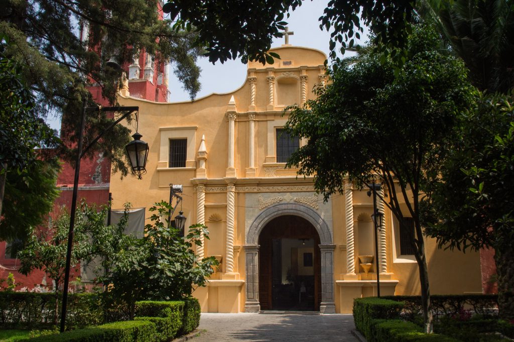 San Agustin de las Cuevas Temple in Tlalpan's Centro