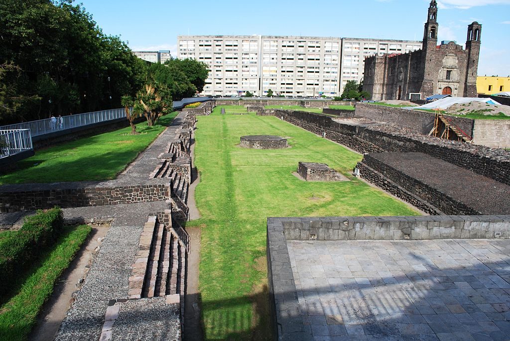 north side of tlatelolco archaeological site
