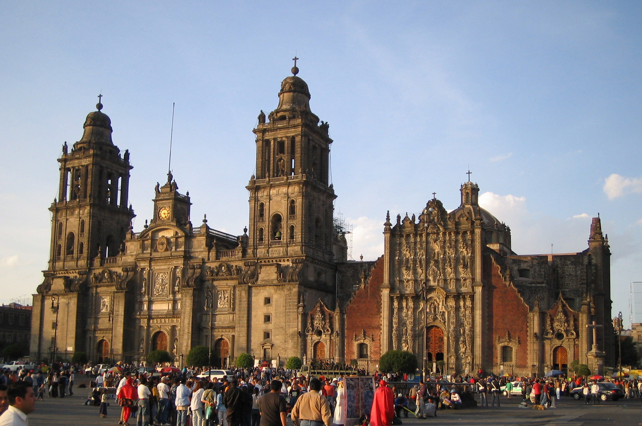 The metropolitan cathedral of Mexico City