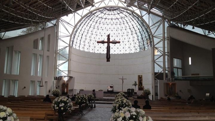 The Esperanza de María Church in Tlalpan, Mexico City