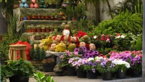 Madreselva Plant and Flower Market in Xochimilco