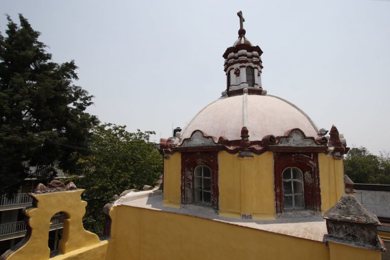 Capilla de Guadalupe, Peñon de los Baños